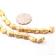 2 Strand 24k Gold Plated Designer Copper Casting Fancy Beads - Jewelry - 13mmx9mm 8 Inches GPC1039 - Tucson Beads