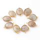 10 Pcs Golden Rutile  24k Gold Plated Faceted Assorted Shape Connector -  28mmx18mm-24mmx14mm  PC648 - Tucson Beads