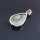 1 Pc Genuine and Rare Larimar Pear Pendant - 925 Sterling Silver - Gemstone Pendant  - SJ310 - Tucson Beads