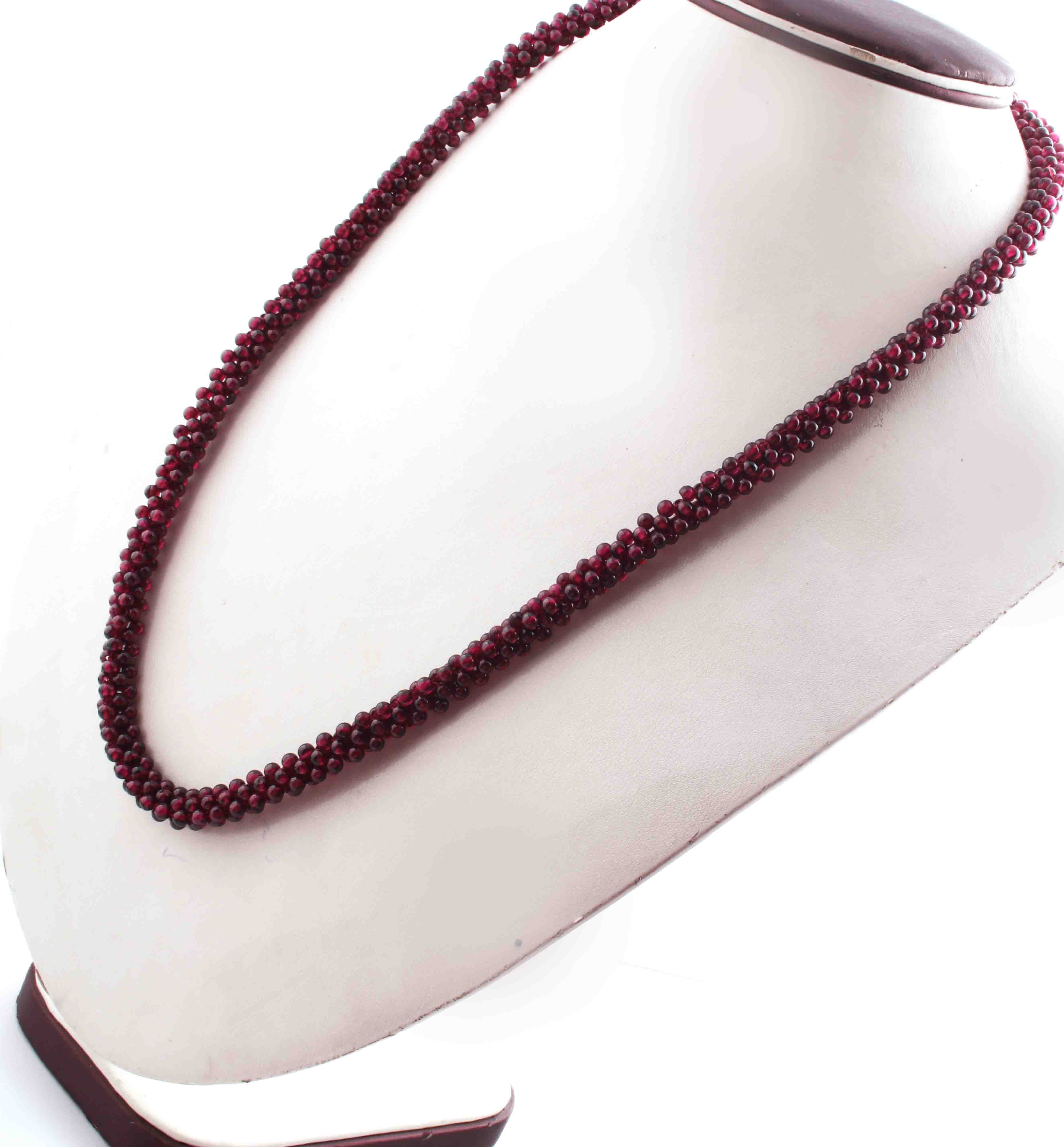Maroon Beads Multi Colored String Necklace at best price in New