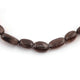1 Long Strand Smoky Quartz Smooth Briolettes -Oval Shape  Briolettes  14mmx6mm-10mmx7mm-13 Inches BR2485 - Tucson Beads