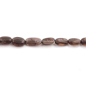 1 Long Strand Smoky Quartz Smooth Briolettes -Oval Shape  Briolettes  14mmx6mm-10mmx7mm-13 Inches BR2485 - Tucson Beads