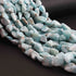 1  Strand Larimar Smooth Briolette - Nuggets Shape Briolette - 5mmx6mm-16mmx9mm 16 Inch. BR3840