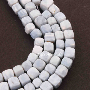 1 Strand  Bolder Opal Faceted Briolettes -Cube Shape  Briolettes  7mm- 8 Inches BR4288 - Tucson Beads