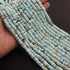 1  Long Strand Beautiful Peru Opal Smooth Heishi Tyre Beads -Peru Opal Gemstone Beads- 4mm-7mm-13 Inches BR02957