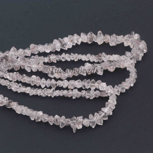1 Long Strand Herkimer Diamond Faceted Briolettes  - Faceted Briolettes  6mm-10mm  16 Inches long BR3318 - Tucson Beads