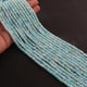 1  Long Strand Beautiful Peru Opal Smooth Roundelles -Gemstone Beads Plain Rondelles Beads - 4mm-5mm-13 Inches BR02958 - Tucson Beads