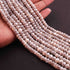 1 Strand Grey Moonstone Silver Coated Faceted Briolettes - Rondelles Beads - 6mm-9mm- 13 Inches BR01035