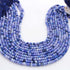 1 Long Strand Beautiful Shaded Blue Opal Smooth Roundelles -Gemstone Beads Plain Rondelles  Beads- 4mm-5mm-13 Inches BR02970