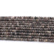 1  Long Strand Black Rutile Faceted Roundells - Round Shape Roundells 6mm-7mm-10.5 Inches BR0827 - Tucson Beads