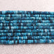 1  Long Strand Beautiful Shaded Dark Blue Opal Smooth Heishi Tyre Beads - Dark Blue Opal Gemstone Beads- 6mm-7mm-13 Inches BR02992 - Tucson Beads