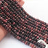 1 Strand Rhodonite Faceted Rondelles Briolettes - Roundelle Beads 7mm-8mm 10 Inches BR1020