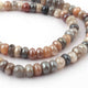 1  Strand Multi  Moonstone Silver Coated ,Smooth Rondelles, Supplies Semi Precious   - Round Shape Beads  -10mmx6mm-14mmx9mm-  10 Inch BR2109 - Tucson Beads
