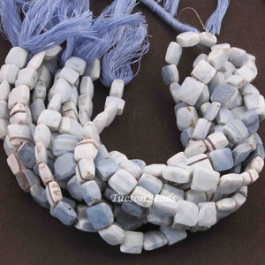 1 Strand  Bolder Opal Faceted Briolettes -Cube Shape  Briolettes  10mmx9mm-8mmx7mm- 8 Inches BR3555 - Tucson Beads