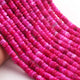 1  Long Strand Beautiful Shaded Hot Pink Opal Smooth Heishi Tyre Beads -Hot pink Opal Gemstone Beads- 6mm-8mm-13 Inches BR02984 - Tucson Beads