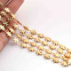 1 Foot Gold Plated Copper Chain - Cable Link Chain - Designer Fancy Shape Chain - Gold Necklace Chain - Soldered Chain GPC1274 - Tucson Beads