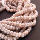 1 Strand Grey Moonstone Silver Coated Faceted Briolettes - Rondelles Beads - 9mm-12mm- 13 Inches BR01034 - Tucson Beads