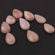 9 Pcs Morganite Smooth Gemstone -Morganite Loose Gemstone - Jewelry Making - 26mmx15mm-30mmx20mm LGS002 - Tucson Beads