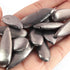 13  Pcs Pear Drop Black Oxidized Silver Plated Copper Beads - Pear Drop Copper Beads 26mmx16mm-40mmx13mm GPC1272