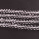 1  Long Strand Crystal Faceted Rondells -Round  Shape  Rondells 10mm-9.5 Inches BR0822 - Tucson Beads