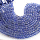 1  Strand  Blue Chalcedony Faceted Briolettes - Cube Shape  Briolettes - 6mm- 8 Inches BR02582 - Tucson Beads