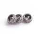 1 Pc Three Step Pave Diamond 925 Sterling Silver Rondelles Beads -- 10mm PDC308 - Tucson Beads