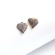 1 Pc Beautiful Pave Diamond Heart 925 Sterling Silver  Pendant - 13mmx11mm PDC1329 - Tucson Beads