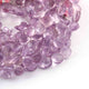 1  Strand  Pink Amethyst Faceted Briolettes  -Heart Shape  Briolettes - 6mmx7mm- 8 Inches BR1976 - Tucson Beads
