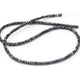 42.11 Ct 1 Long Strand Black Diamond  Rondelles Geniune Diamond Beads 16 Inch Long BRU002 - Tucson Beads