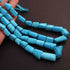 1 Strand Turquoise Stablized Tumble Briolettes    7mmx6mm-21mmx9mm 16 Inches BR106
