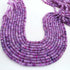 1  Long Strand Beautiful Shaded Lavender Opal Smooth Heishi Tyre Beads -Lavender Opal Gemstone Beads- 5mm-7mm-13 Inches BR02991