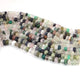 1 Long Strand Mix Stone Smooth Roundells -Round  Roundells 6mm-8mm - 12 Inches BR0486 - Tucson Beads