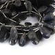 1 Long Strand Labradorite Faceted Briolettes -Pear Shape Briolettes - 20mmx10mm-20mmx11mm - 8 inch BR1343 - Tucson Beads