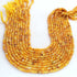 1  Long Strand Beautiful Shaded Yellow Opal Smooth Heishi Tyre Beads -Yellow Opal Gemstone Beads- 4mm-5mm-13 Inches BR02986