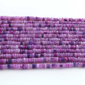 1  Strand  Natural Shaded Purple Opal Smooth Heishi Tyre Shape Gemstone Beads, Purple Opal Plain Tyre Rondelles Beads,6mm 13 Inches BR02997 - Tucson Beads