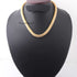 1 Pc Necklace 24k Gold & Silver Plated Mesh Chains- Silver  Plated Chains- 16 Inch OS041