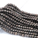 1 Strand Black Pyrite Faceted Rondelles  -Round Shape  Rondelles  7mm-8mm - 8 Inches BR1346 - Tucson Beads