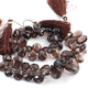 1  Strand Smoky Quartz Faceted Briolettes -Pear Shape  Briolettes -11mmx11mm-16mmx13mm -6 Inche BR1305 - Tucson Beads