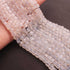 1  Long Strand Gray Chalcedony Faceted Briolettes -Cube Shape  Briolettes  6mm-7mm- 8 Inches BR02579