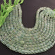 1  Strand Prehnite Faceted Briolettes - Cube Shape  Briolettes - 6mm-7mm- 8 Inches BR02585 - Tucson Beads