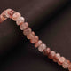 2 Strand Brown Rutile Rondelle Briolettes -  Brown Rutile Beads 8mm-11mm 8 Inches Long BR121 - Tucson Beads