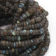 1 Strand Labradorite Faceted Rondelle- Labradorite Rondelle 8mm-9mm 10 inches BR3900 - Tucson Beads