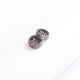 1 Pc Two Step Pave Diamond 925 Sterling Silver Rondelles Beads - 12mm PDC540 - Tucson Beads