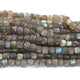 1 Strand Labradorite Faceted Cube Briolettes- Labradorite Box Shape  6mm-9mm 10 Inches BR3147 - Tucson Beads