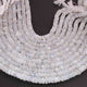 1 Strand White Rainbow Moonstone Faceted Rondelless- Rondelles Beads - 6mm-7mm 10 Inches BR1254 - Tucson Beads