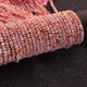 1  Strand Natural Pink Opal  Smooth Rondelle -Gem Stone Beads Plain Rondelles  Beads, 5mm-14Inches BR02964 - Tucson Beads