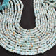 1 Long Strand Peru Opal Smooth Heshi Wheels  Briolettes  -Wheel Shape Briolettes  -6mm  -13 Inches BR02965 - Tucson Beads