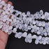 1 Long Strand White Rainbow Moonstone Faceted Briolettes -Pear Shape  Briolettes 10mmx8mm-16mmx7mm 11 Inches BR0483
