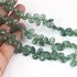 1 Strand Green Rutile Faceted Pear Briolettes -Pear Shape Briolettes -9mmx7mm - 8 Inches BR0466