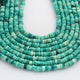 1  Strand  Natural Green Opal Smooth Heishi Tyre Shape Gemstone Beads,  Green Opal Tyre Wheel Rondelles Beads, 5mm-6mm -13 Inches BR02968 - Tucson Beads